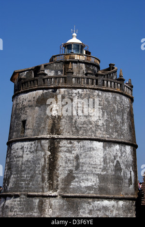 Fort Aguada Light house a Goa in India Foto Stock