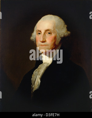 Gilbert Stuart, George Washington, americano, 1755 - 1828, c. 1803/1805, olio su tela Foto Stock