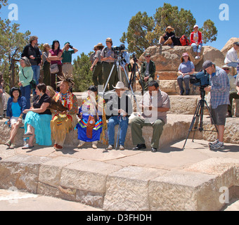 Giugno 20, 2011 Segretario Salazar il Grand Canyon annuncio 0055 Foto Stock