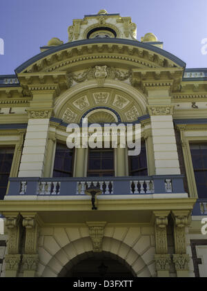 Vista dell'Invercargill Teatro civico, lungo Tay Street, Invercargill, Nuova Zelanda Foto Stock