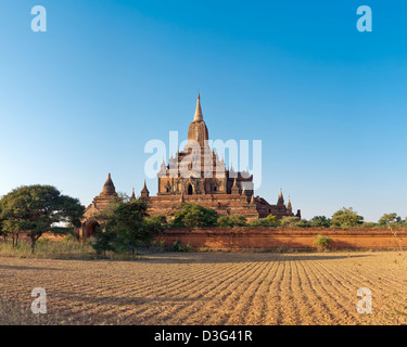 Xiii secolo Htilominlo tempio buddista a Bagan in Myanmar (ex Birmania) Foto Stock