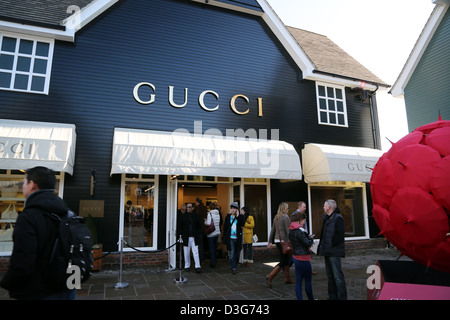 Il Villaggio di Bicester shopping village designer outlet Foto Stock