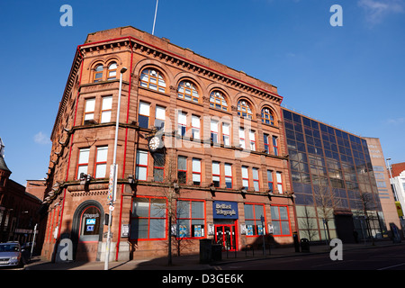 Belfast Telegraph giornale ex uffici Royal Avenue Irlanda del Nord regno unito Foto Stock