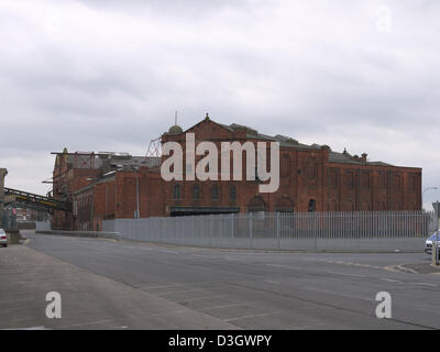 Il vecchio mercato del pesce Grimsby Foto Stock