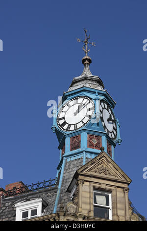 Angolo di clock Doncaster Foto Stock