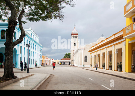 Catedral de Bayamo / chiesa di Iglesia del Santísimo Salvador in Bayamo, Granma, Cuba, dei Caraibi Foto Stock