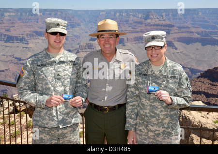 Parco Nazionale del Grand Canyon: Libera abbonamenti annuali per militari 5920 Foto Stock