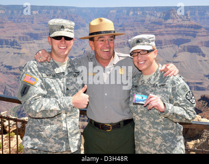 Parco Nazionale del Grand Canyon: Libera abbonamenti annuali per militari 5922 Foto Stock