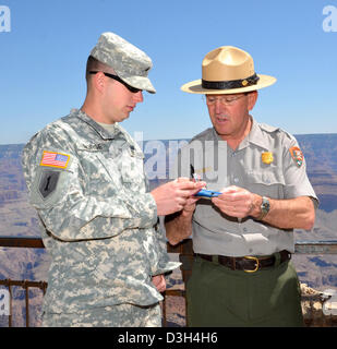 Parco Nazionale del Grand Canyon: Libera abbonamenti annuali per militari 5901 Foto Stock