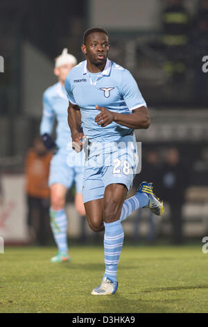 Louis Saha (Lazio), 18 febbraio 2013 - Calcio : Italiano 'Serie A' match tra Siena 3-0 Lazio a Artemio Franchi Arena Montepaschi a Siena, Italia. (Foto di Maurizio Borsari/AFLO) Foto Stock