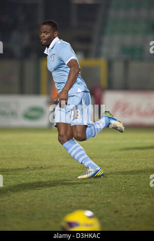 Louis Saha (Lazio), 18 febbraio 2013 - Calcio : Italiano 'Serie A' match tra Siena 3-0 Lazio a Artemio Franchi Arena Montepaschi a Siena, Italia. (Foto di Maurizio Borsari/AFLO) Foto Stock