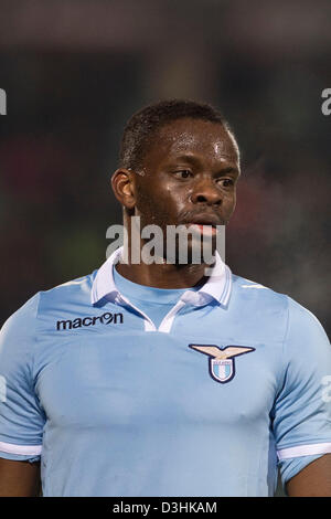 Louis Saha (Lazio), 18 febbraio 2013 - Calcio : Italiano 'Serie A' match tra Siena 3-0 Lazio a Artemio Franchi Arena Montepaschi a Siena, Italia. (Foto di Maurizio Borsari/AFLO) Foto Stock