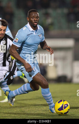 Louis Saha (Lazio), 18 febbraio 2013 - Calcio : Italiano 'Serie A' match tra Siena 3-0 Lazio a Artemio Franchi Arena Montepaschi a Siena, Italia. (Foto di Maurizio Borsari/AFLO) Foto Stock