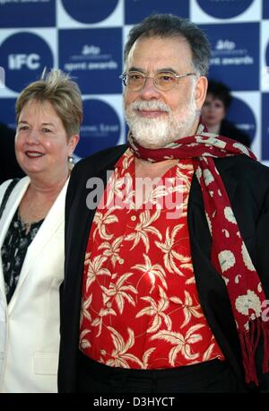 (Dpa) - US film del regista Francis Ford Coppola arriva a spirito indipendente Awards a Santa Monica, California, Stati Uniti d'America, 28 febbraio 2004. Foto Stock