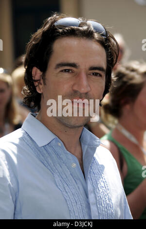 (Dpa) - attore britannico Ben Chaplin raffigurato all'58th International Film Festival di Cannes, Francia, 21 maggio 2005. Foto Stock