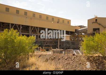 Rio Tinto di Argyle Diamond Mine a sud di Kununnura, Est regione di Kimberley, Australia occidentale Foto Stock