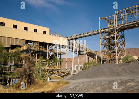 Rio Tinto di Argyle Diamond Mine a sud di Kununnura, Est regione di Kimberley, Australia occidentale Foto Stock