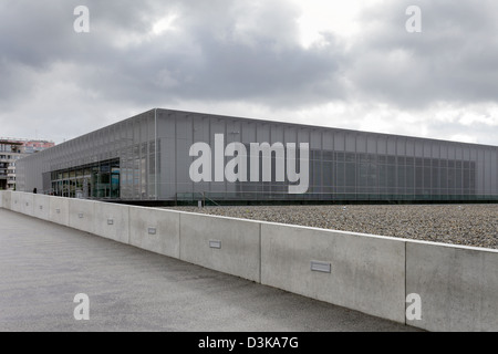 Berlino, Germania, la nuova Topografia del Terrore Foundation Foto Stock