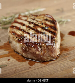 Carni grigliate di carne di manzo con spezie Foto Stock