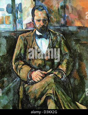 Paul Cezanne, Ritratto di Ambroise Vollard 1899 olio su tela. Il Musée du Petit Palais, Parigi, Francia Foto Stock