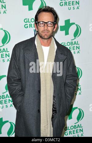 Hollywood, California, USA. Il 21 febbraio 2013. Luke Perry presso gli arrivi di Global Green USA del decimo Pre-Oscar annuale festa, Avalon Hollywood, Los Angeles, CA, 20 febbraio 2013. Foto di: Dee Cercone/Everett raccolta/Alamy Live News Foto Stock