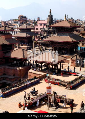 Patan è il quadrato di Durbar, vicino a Kathmandu, Nepal. Foto Stock