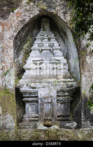 Gunung Kawi Tempio Tampaksiring, a nord-est di Ubud, Bali, Indonesia Foto Stock