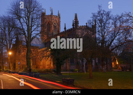 St Marys Chiesa Nantwich Cheshire Foto Stock