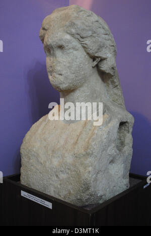 Dea Demetra. Busto. Il marmo. Kerch Storico e Museo Archeologico. Foto Stock