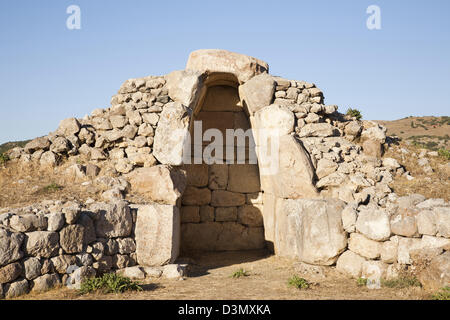 Royal Citadel, area archeologica di hattusa, Anatolia centrale, Turchia, Asia Foto Stock