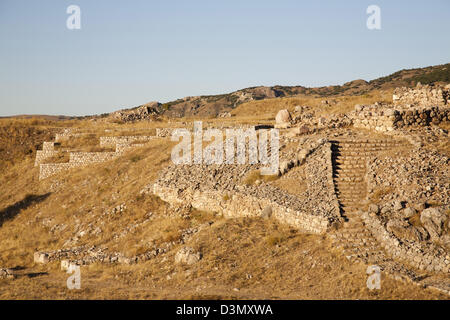 Royal Citadel, area archeologica di hattusa, Anatolia centrale, Turchia, Asia Foto Stock