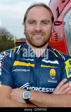 West Midlands, Regno Unito. Il 21 febbraio 2013. Immagine mostra:ANDY GOODE a Midlands Air Ambulance HQ. Foto Stock