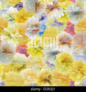 Modello senza giunture da abstract fiori - texture Foto Stock