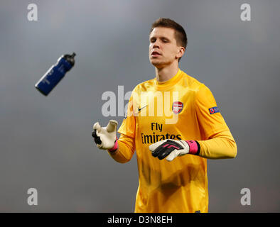 Febbraio 19, 2013 - Londra, Regno Unito - Arsenale di Wojciech Szczesny in azione..L'Arsenal v Bayern Munich - Champions League secondo turno, prima gamba- Emirates Stadium, Londra- 19/02/13 - Picture David Klein/Sportimage Foto Stock