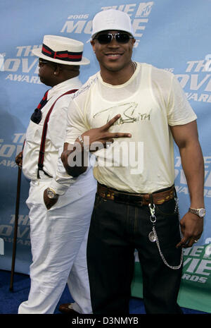 Noi rapper LL Cool J arriva per il 2006 MTV Movie Awards a Los Angeles, Stati Uniti d'America, sabato 3 giugno 2006. Foto: Hubert Boesl Foto Stock