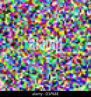 Pixel colorato mosaico pattern astratti sfondo. Foto Stock