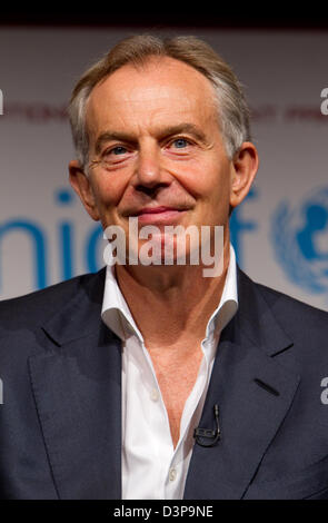 Tony Blair ex primo ministro Foto Stock