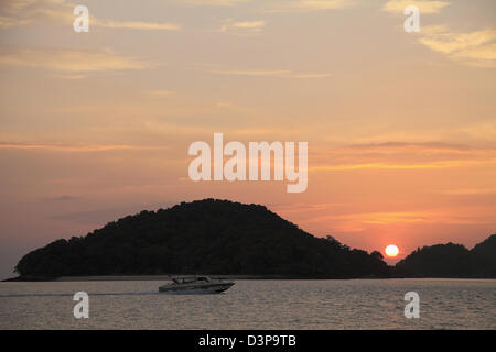 Malaysia, Kedah, l'Isola di Langkawi, Cenang Beach, Foto Stock