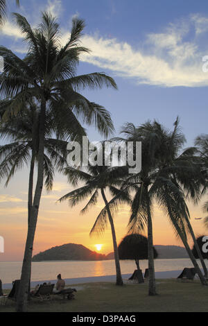 Malaysia, Kedah, l'Isola di Langkawi, Cenang Beach, Foto Stock