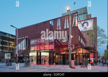 Theatre du Nouveau Monde, Quartier des occhiali, Place des Arts, il centro cittadino di Montreal, Quebec, Canada Foto Stock