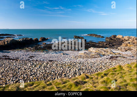 Cemlyn Bay Anglesey North Wales UK. Foto Stock