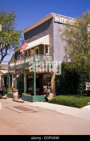 Los Olivos è luogo di ritrovo turistico nella Santa Ynez Valley, appena a nord di Santa Barbara, California, Stati Uniti d'America Foto Stock