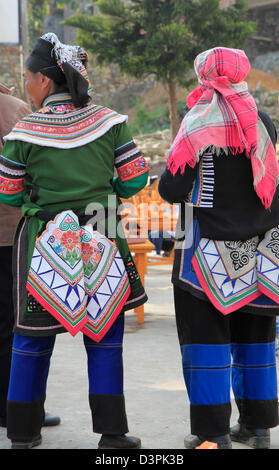 Cina Yunnan, Yuanyang, Hani minoranza etnica, persone, Foto Stock