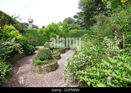 Bandiera Garden Arley Hall gardens cheshire england Foto Stock