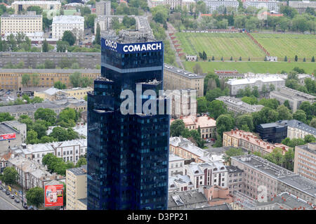 ORCO Torre (precedentemente noto come Torre di FIM) edificio alto a Varsavia, Polonia Foto Stock