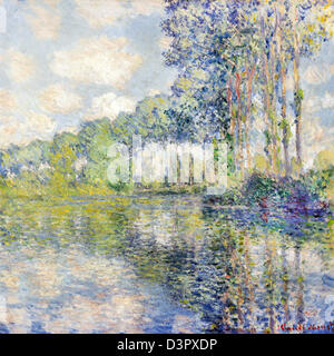 Claude Monet, pioppi sul Epte 1891 olio su tela. Galleria Nazionale di Scozia, Edimburgo Foto Stock