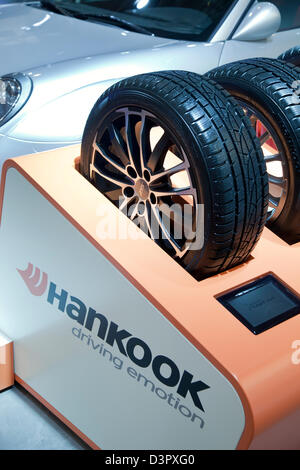 Essen, Germania, Hankook stand alla fiera di Essen Motor Show Foto Stock