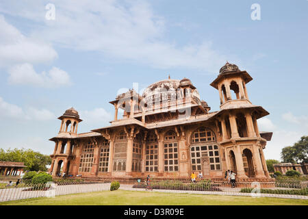 La facciata della tomba Tansen, Gwalior, Madhya Pradesh, India Foto Stock