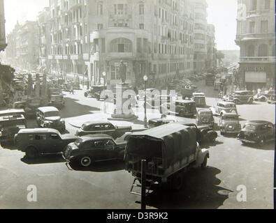 Il cap. Forrest Blalock speciale Raccolta foto sul retro vi è una nota digitata, ''nessuna carenza di gas - Cairo, Egitto.'' Foto Stock