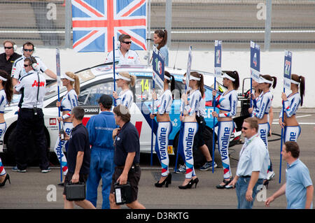 Le ragazze della griglia all'Hungaroring, Mogyoród, Ungheria, il 6 maggio 2012 Foto Stock